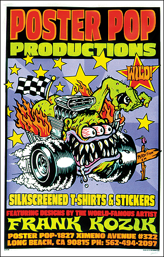 Poster Pop Silkscreen Kozik 1997 Promotional Poster — PosterPop.com